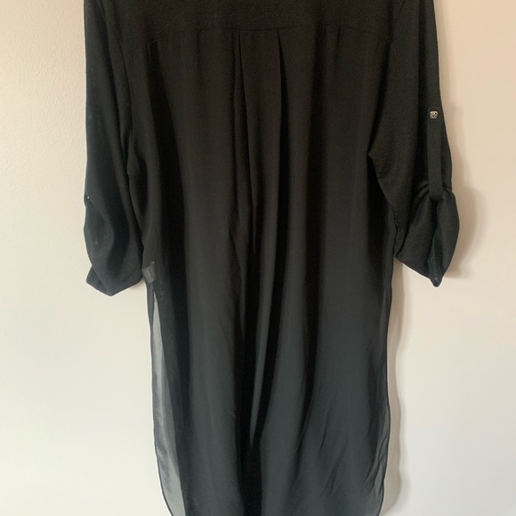 MAXI BLACK TUNIC - Picture 6 of 6